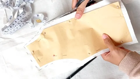 Make a mask for preventing from virus Stock Footage 149708969