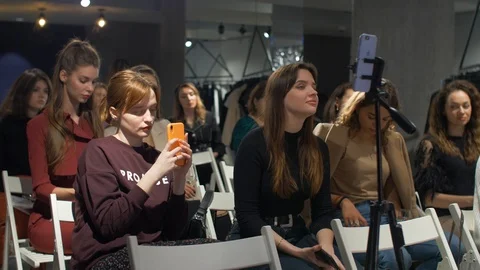 Make-up master class Stock Footage 122630397