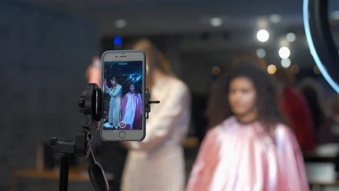 Make-up master class Stock Footage 122705128