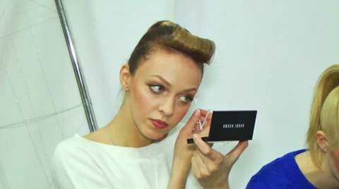 Make Up Models 10 Stock Footage 37606916