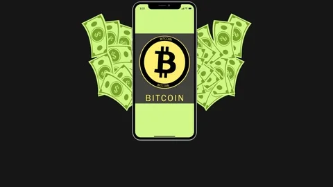 Make money with bitcoin Stock Footage 151702461
