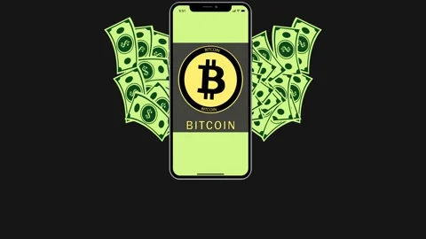 Make money with bitcoin Stock Footage 151702464