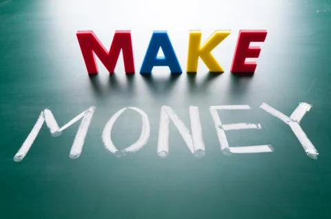 Make money concept Fotos Stock