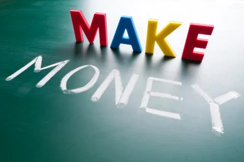 Make money concept Fotos Stock