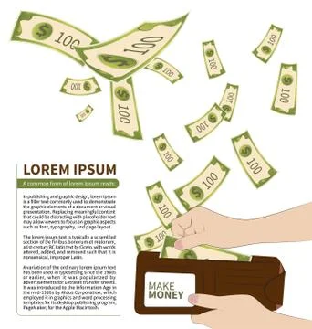 Make money Illustrazione stock