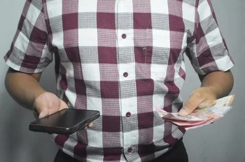 Make money from smartphone Stock Photos