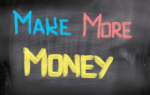 Make more money concept Stock-Illustration