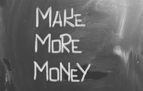 Make more money concept Stock Illustration