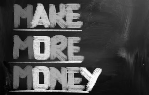 Make More Money Concept Stock Illustration