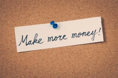 Make more money Foto stock