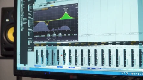 Make music at home studio Stock Footage 101521703