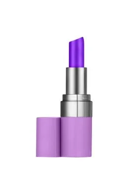 Make up object: lipstick over white background Stock Photos