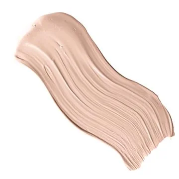 Make-up pale base foundation brush strokes and smudge texture Stock Photos