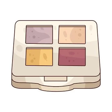 Make-up Palette illustration Stock Illustration