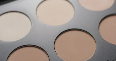 Make-up palette opening slow motion Stock-Footage 280521340