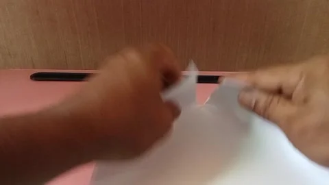 Make a paper boat Stock Footage 316347721