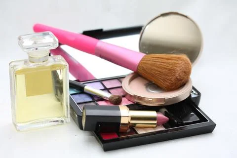 Make up, perfume and accessories Stock-Fotos