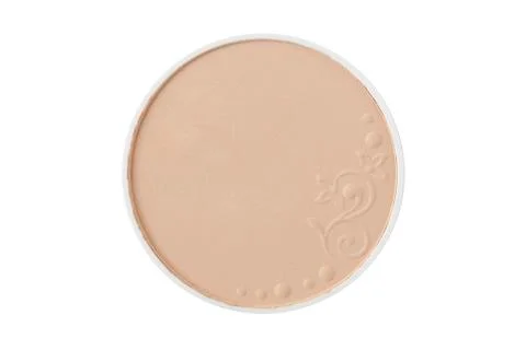 Make up pounder isolated on white background Stock Photos