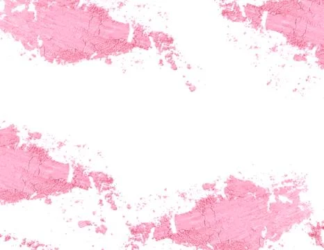 Make up powder frame and border for text Stock Photos