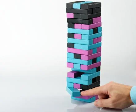 Make risk choice concept Stock Photos