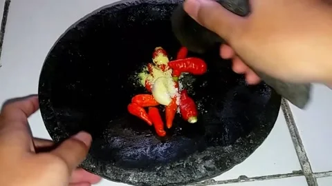 Make sambal Stock Footage 191386184