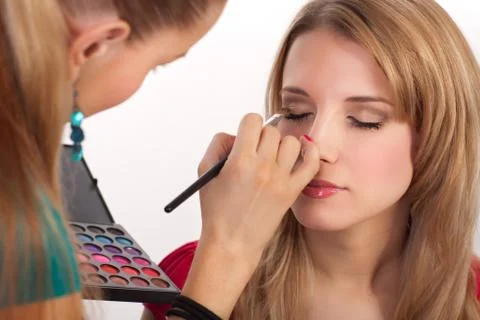 Make-up session Stock Photos