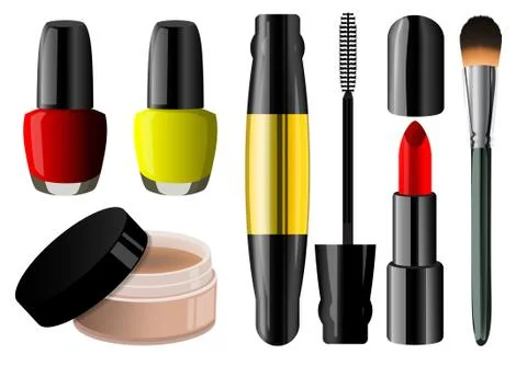 Make up set Stock Illustration