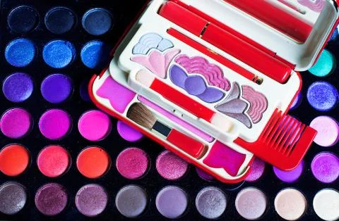 Make-up set Foto stock