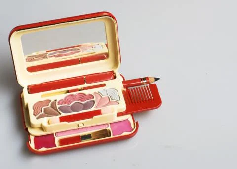 Make-up set Stock Photos