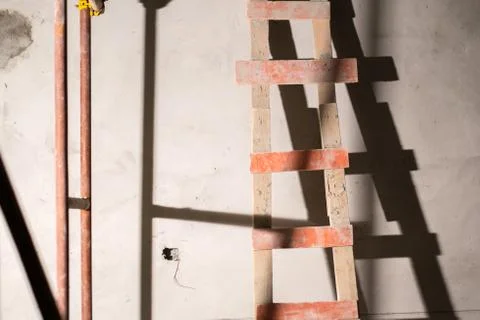 Make Shift Ladder Construction Site Stock Photos