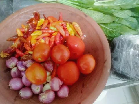 Make spicy chili sauce #2 Stock Photos