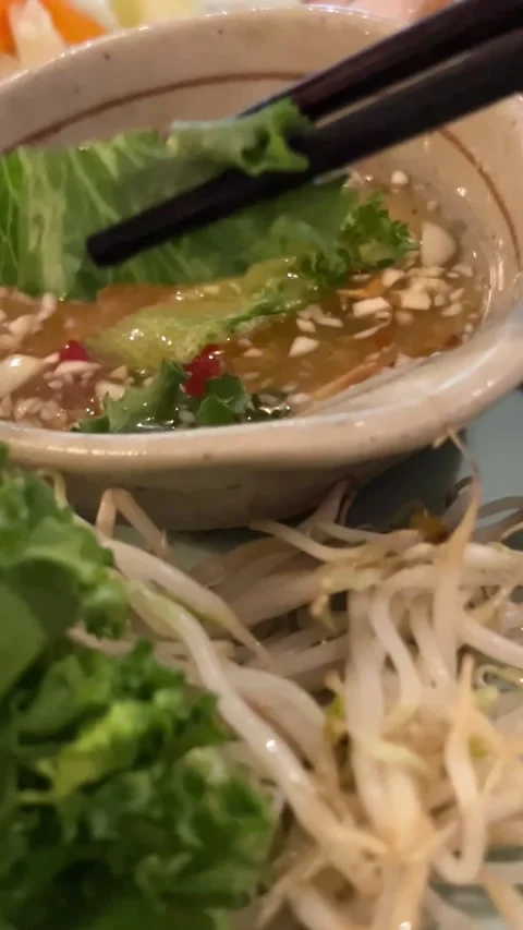 Make spring rolls Culinary concept, preparation ingredients for homemade food Stock Footage 309258759