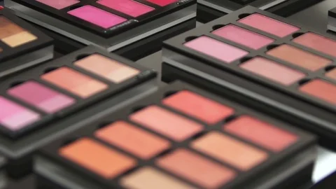 Make-up. Stand with powder Stock Footage 73450423