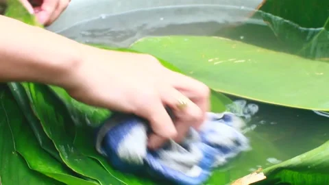 Make sticky rice cake Stock Footage 303218630