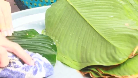 Make sticky rice cake Stock Footage 303219089