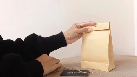 Make a sweet gift for someone Stock Footage 146246351