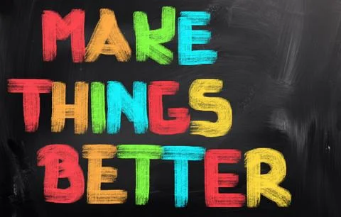 Make things better concept Stock Illustration