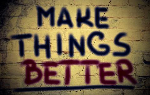 Make things better concept 스톡 일러스트