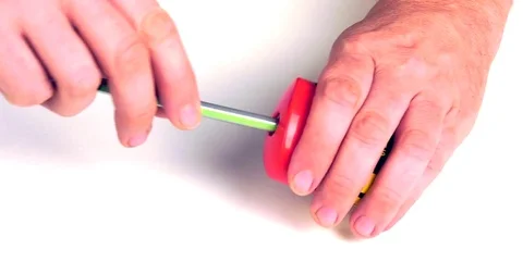 Make the tip to the pencil Stock Footage 79896126