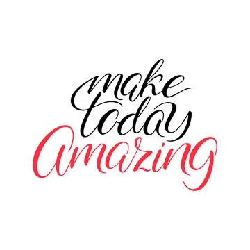 Make today amazing Illustrazione stock