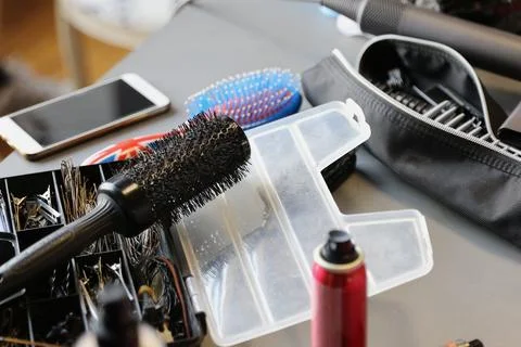 Make up tools and products Stock Photos