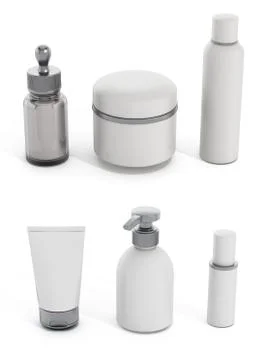 Make up tools packages Stock Illustration