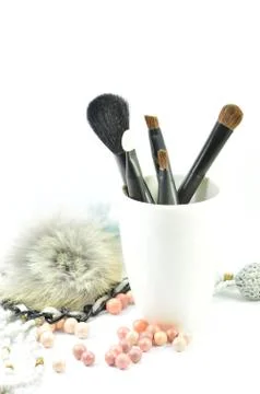 Make up tools Stock Photos