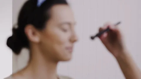 Make up toutorial concept Stock Footage 92577736