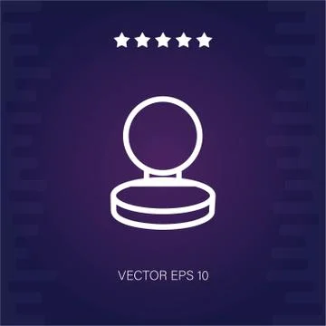 Make up vector icon Stock Illustration