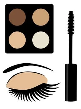 Make Up Vector Stock Illustration