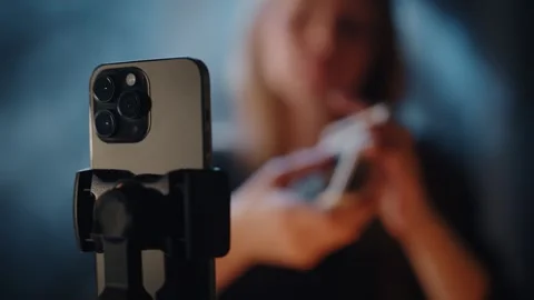 Make a Video of Tarot Reading According to Card Layout Vídeos de archivo 306015885