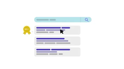 Make website no 1 rank animation on green screen background Stock Footage 272187587