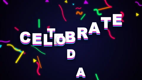 Make a wish and celebrate today. Video stock 337012662