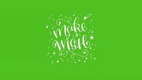 Make A Wish - Apple ProRes 4444 with Alpha Channel Video stock 137918444